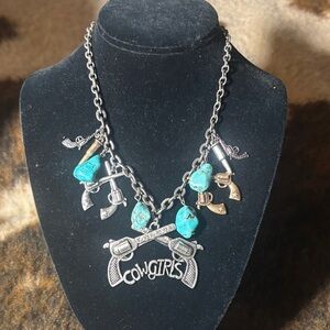 DaVinci Western Cowgirls Charm necklace